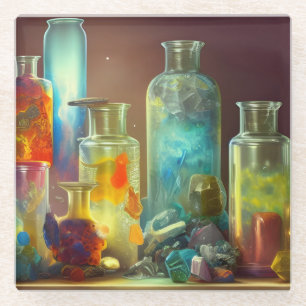 Die funktionierende Fantasiekunst des Alchemisten Glasuntersetzer