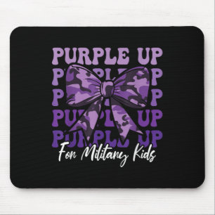 Die für das Militär Lila Coquette des militärische Mousepad