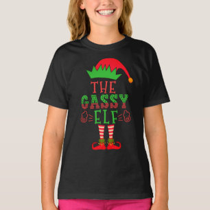Die furzende Elf-Familie passende Weihnachtspyjama T-Shirt