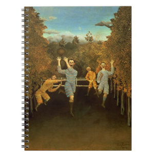 Die Fußballspieler, 1908 (Öl auf Leinwand) Notizblock