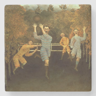 Die Fußballspieler, 1908 (Öl auf Leinwand) Steinuntersetzer