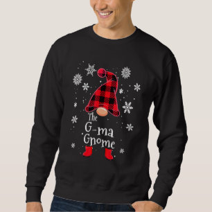 Die G Ma Gnome Buffalo Karierten Weihnachten Pajam Sweatshirt