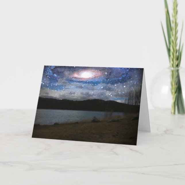 Die Galaxieansicht 2 Karte (Vorderseite)