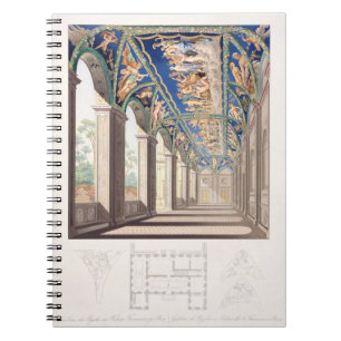 Die Galerie der Psyche am Landhaus Farnesina, Rom Notizblock