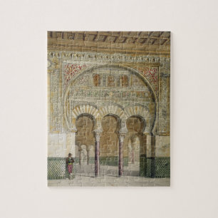 Die Galerie des Gerichtes der Löwen im Alhambra,
