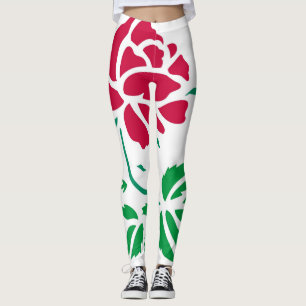 Die Gamaschen der Rosen-Frauen Leggings