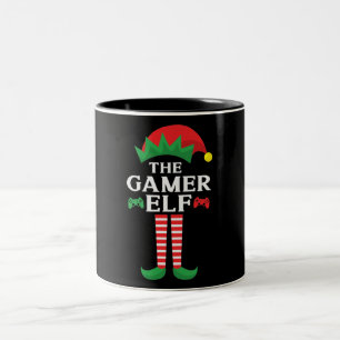 Die Gamer-Elf-Tasse Zweifarbige Tasse