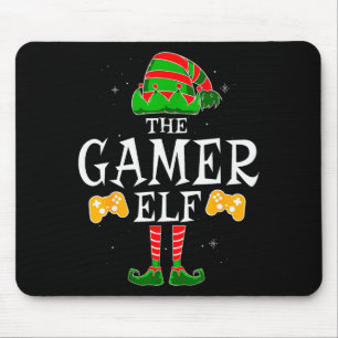 Die Gamer-Elfen-Gruppen-Passende Familien-Weihnach Mousepad