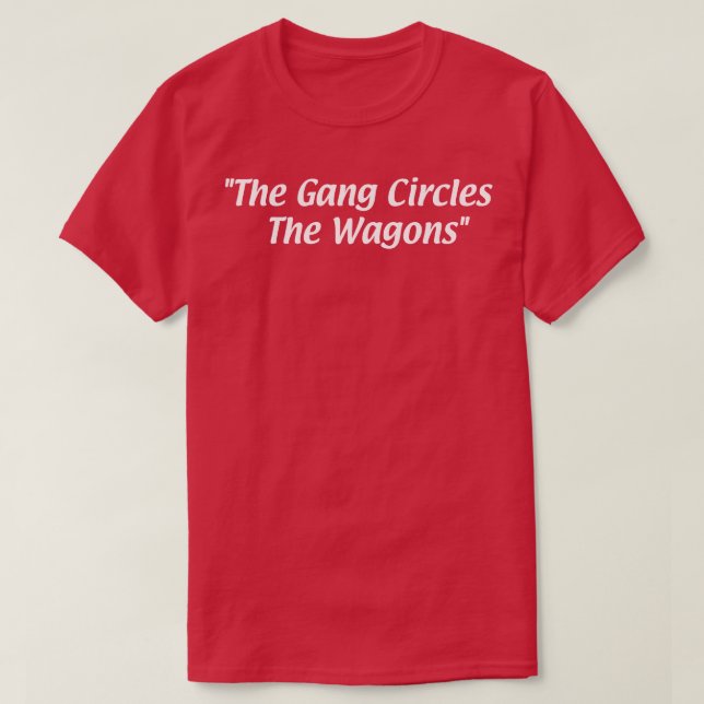 Die Gang kreist die Wagen T-Shirt (Design vorne)