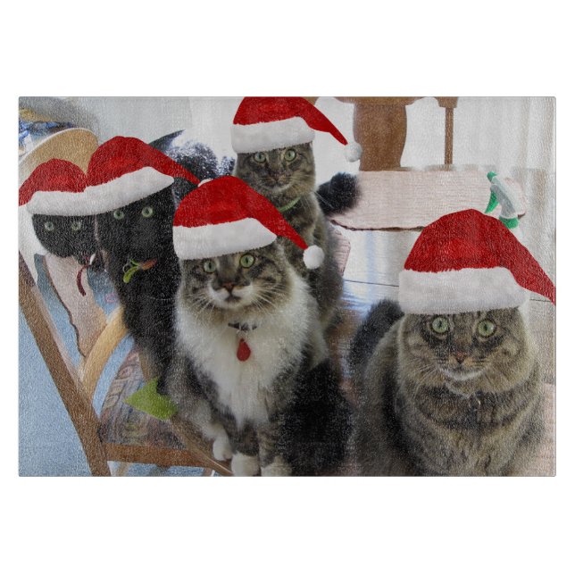 Die Gang Weihnachtsglasschneiden Schneidebrett (Vorderseite)