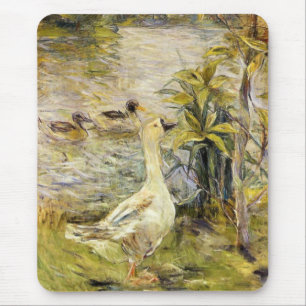 Die Gänse (von Berthe Morisot) Mousepad