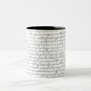 Die ganze Farblippenstift-Tasse Zweifarbige Tasse