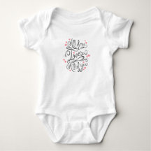 Die ganze ich Lieben alle von Ihnen Baby Onesy