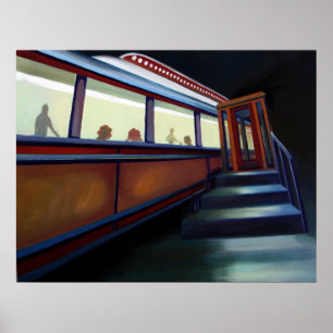 DIE GANZE NACHT RESTAURANT POSTER