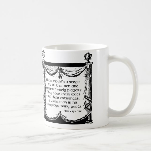 Die ganze Welt ist eine Bühne-Tasse, Kaffeetasse (Rechts)