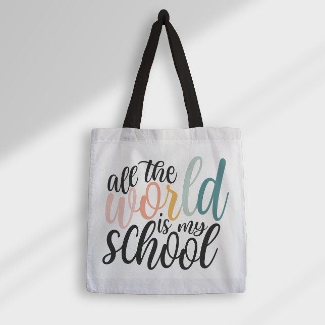 Die ganze Welt ist meine Schultasche Tasche (Von Creator hochgeladen)
