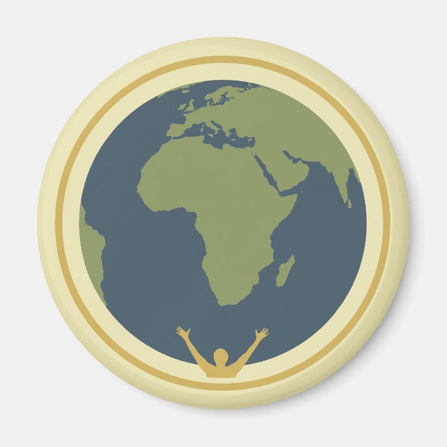 Die ganze Welt Magnet (Vorne)