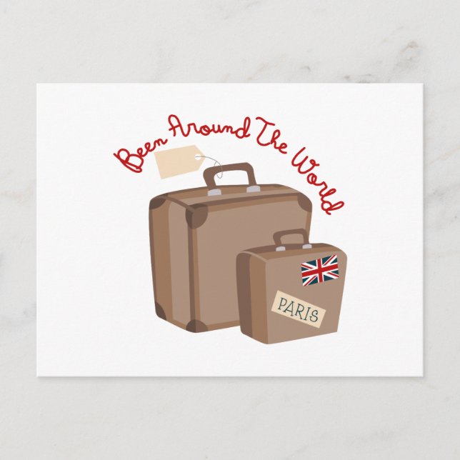 Die ganze Welt Postkarte (Vorderseite)