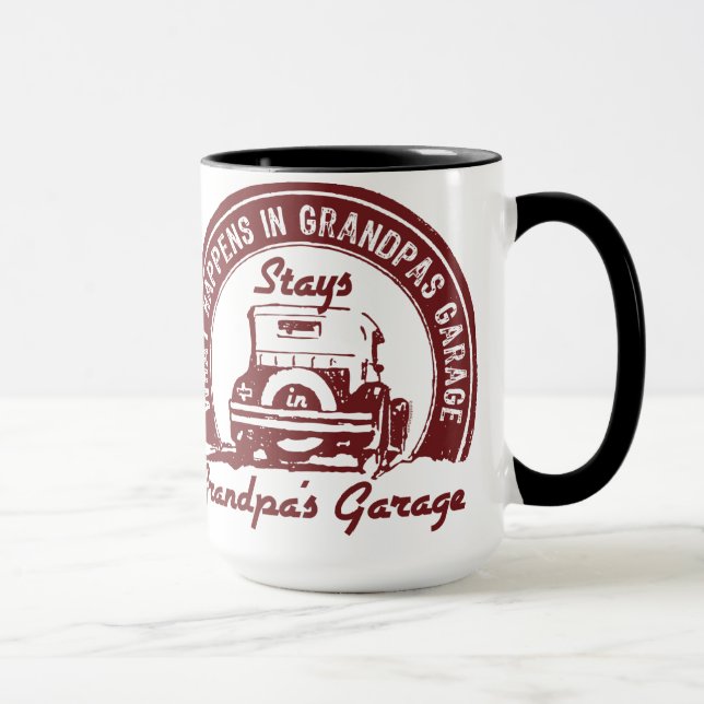 Die Garage des Großvaters Tasse (Rechts)
