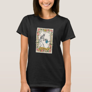 Die Gardener Tarot Card Skelettkarte Pflanze Lady T-Shirt