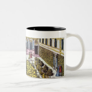 Die Gärten des Mirabellen-Parks, Salzburg, Austr Zweifarbige Tasse