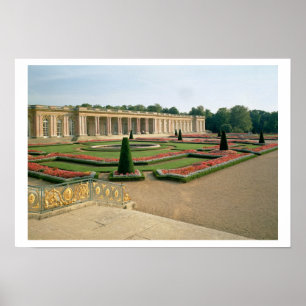 Die Garten-Fassade des großartigen Trianon, 1687 Poster