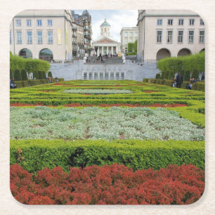 Die Gärten in Brüssel, Belgien Untersetzer