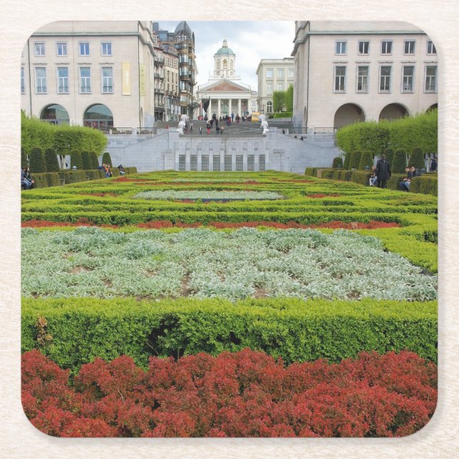 Die Gärten in Brüssel, Belgien Untersetzer (Vorderseite)