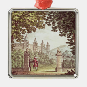 Die Gärten von Windsor Schloss Silbernes Ornament