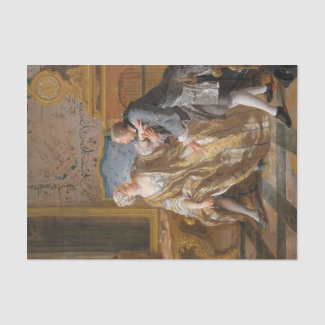 Die Garter von Jean-Francois de Troy Seidenpapier (Vorderseite)