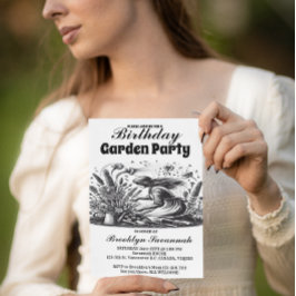 Die Gärtner flüstern Party Einladung Postkarte