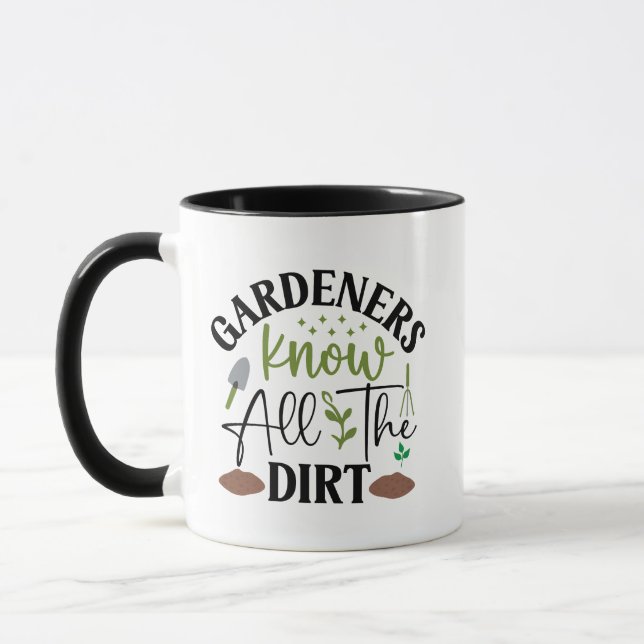 Die Gärtner kennen die ganze Schrecken Tasse (Links)