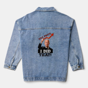 Die Gaspreise - ich tat das Jeansjacke