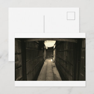 Die Gasse: Kyoto Postkarte