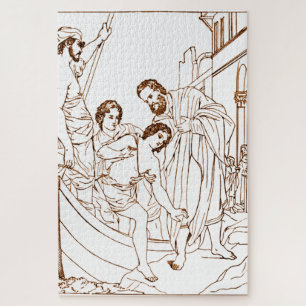 Die Gastfreundschaft des heiligen Julianus des Gas