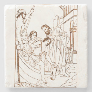 Die Gastfreundschaft des heiligen Julianus des Gas Steinuntersetzer