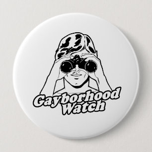 Die Gayborhood Uhr Button
