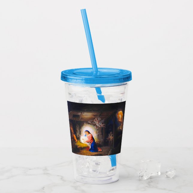 Die Geburt Christi Acryltrinkbecher (Vorderseite Ice)
