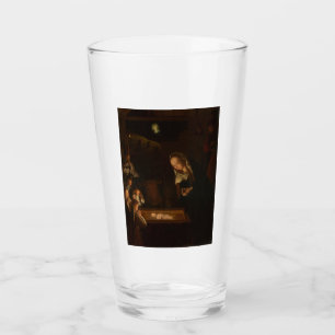 Die Geburt Christi bei Nacht (Geburt Jesu, Weihnac Glas