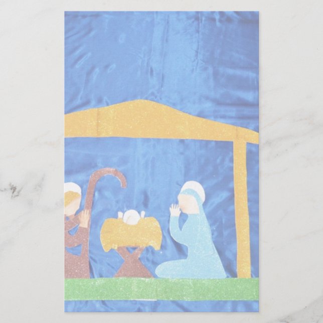 Die Geburt Christi Briefpapier (Vorderseite)