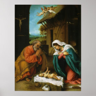 Die Geburt Christi Christi Geburt durch Lorenzo Poster