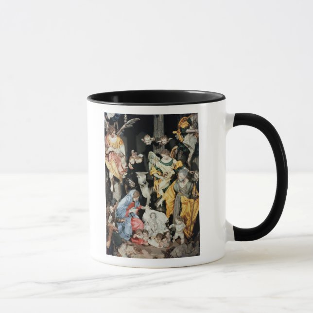 Die Geburt Christi, gemacht in Neapel Tasse (Rechts)
