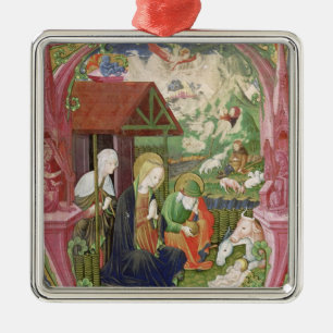 Die Geburt Christi, italienische Nordschule Ornament Aus Metall
