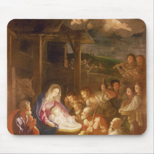 Die Geburt Christi nachts, 1640 Mousepad