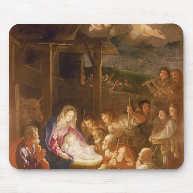 Die Geburt Christi nachts, 1640 Mousepad (Vorne)