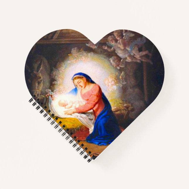 Die Geburt Christi Notizbuch (Vorderseite)