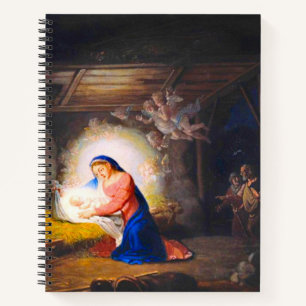 Die Geburt Christi Notizbuch