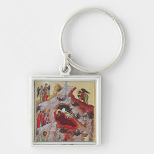 Die Geburt Christi, russische Ikone, 16. Schlüsselanhänger