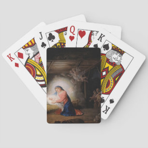 Die Geburt Christi (von Wladimir Borovikowski) Spielkarten