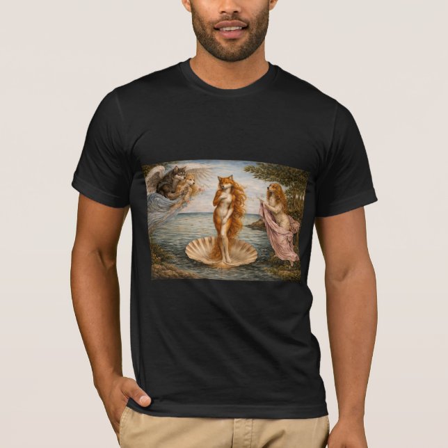 Die Geburt der Fell-Venus T-Shirt (Vorderseite)